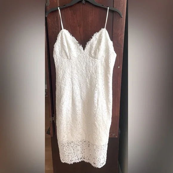 Bardot | Dresses | Bardot Ivory Sienna Spaghetti Strap Bridal Lace Dress Sz 8m | Poshmark Bardot | Dresses | Bardot Ivory Sienna Spaghetti Strap Bridal Lace Dress Sz 8m | Poshmark